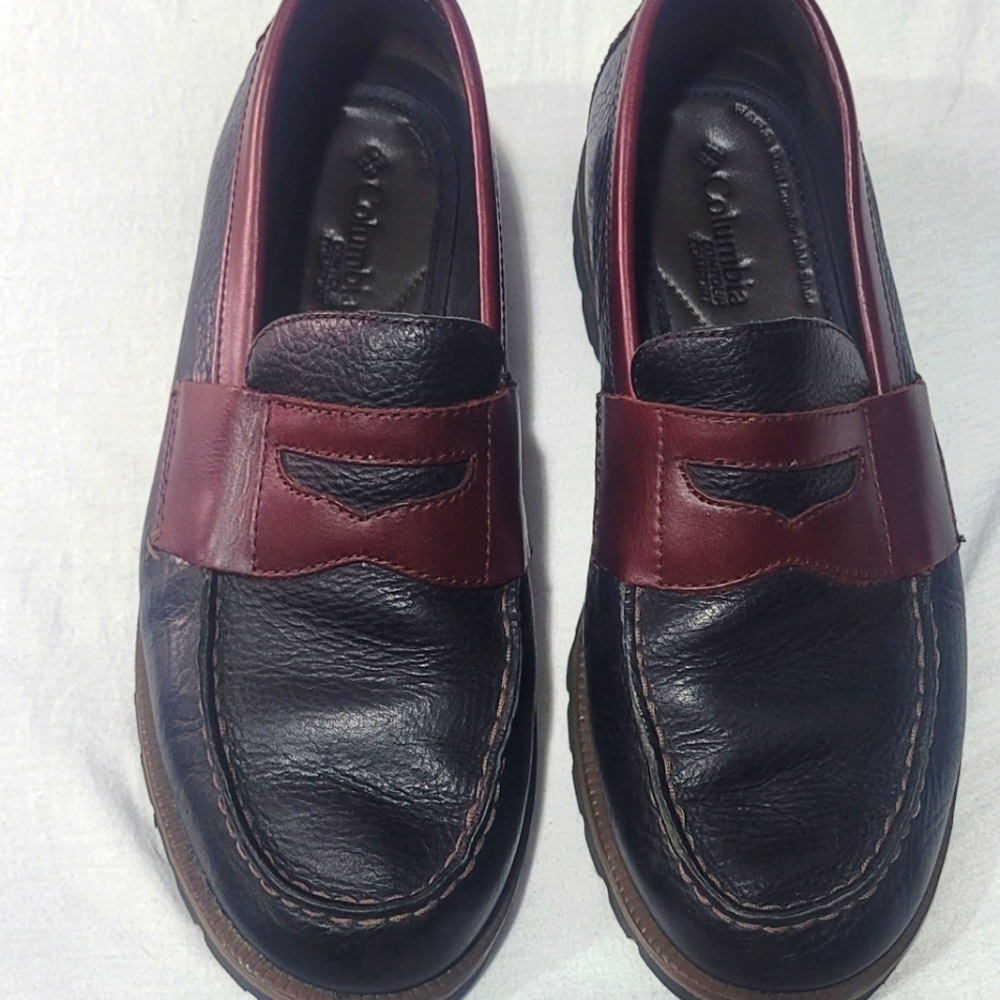 Size 9 black Columbia summer lake dress up slip on shoes